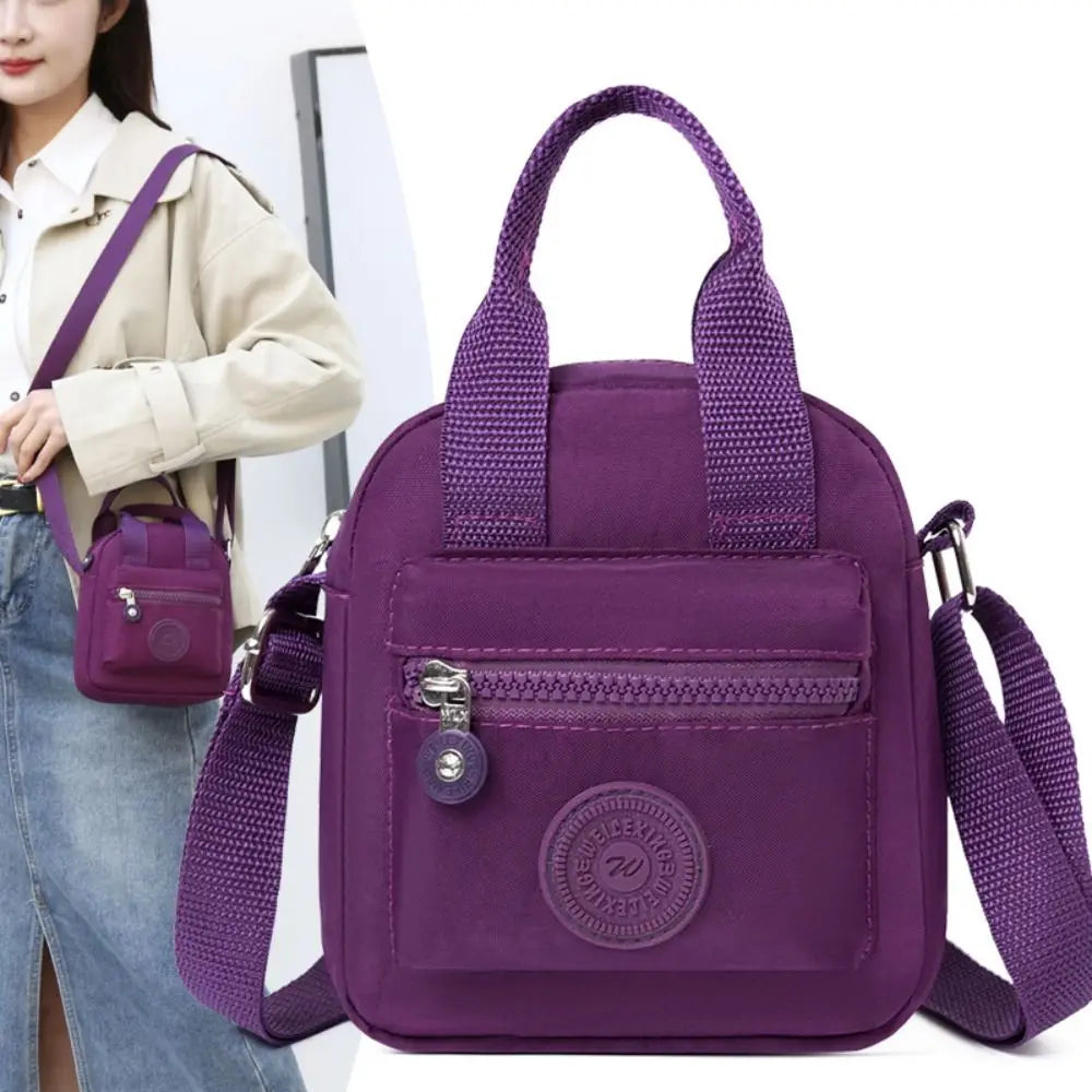 New 2024 Small Shoulder Bags Nylon Women Mobile Phone Bags Mini Female Messenger Purse Lady Wallet CrossBody Bag Woman Hand Bags
