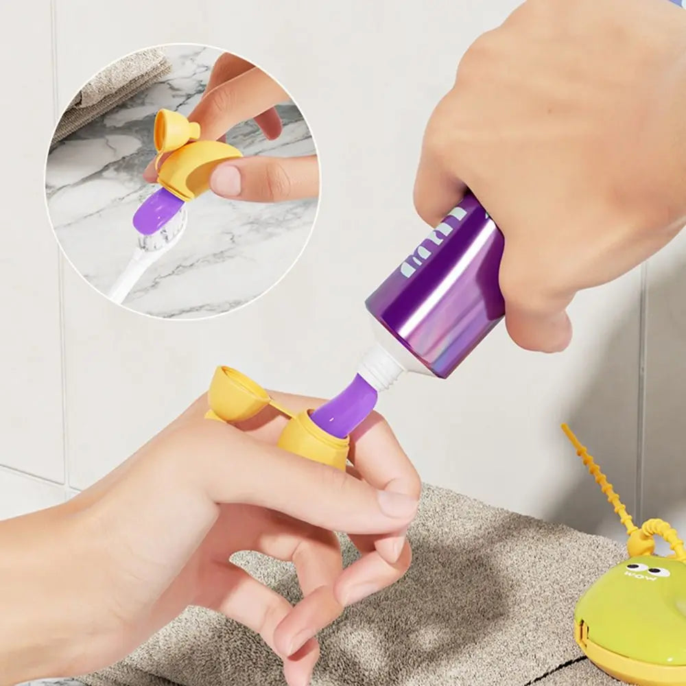 Plastic Toothbrush Head Protective Cover Brush Protect Banana Shape Toothbrush Case Cap Portable 2in1