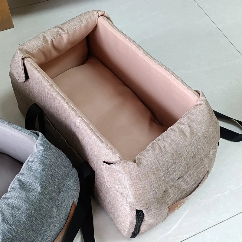 Portable Car Safety Pet Seat For Medium/Small Dogs Cat Travel Central Control Cat Dog Bed Transport Dog Carrier Protector Dog Ba