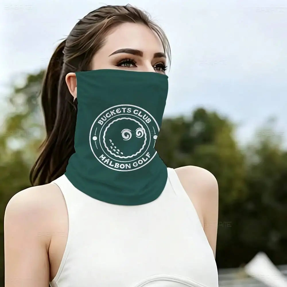 Fashion G-Golf Brand M-Malbon Warm windproof multifunctional face mask breathable neck gaiter for outdoor travel and adventures