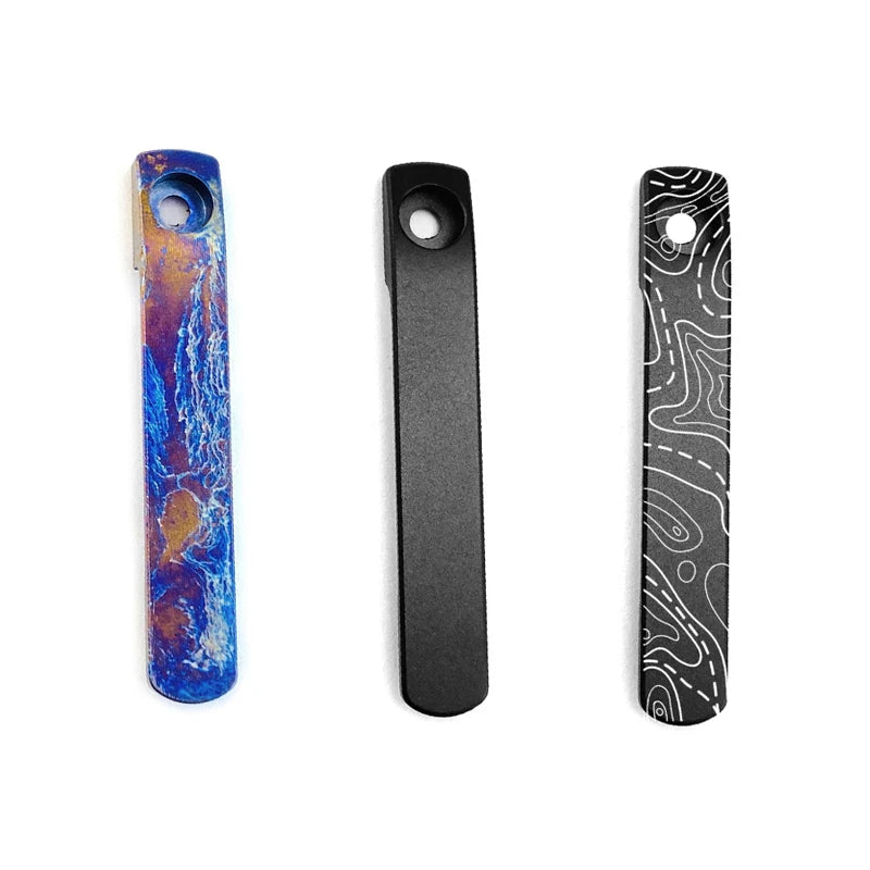 7 Colors CNC Titanium Alloy Made Knife One-piece Pocket Clip for Spyderco Para3 Lightweight Dragonfly Autonomy1 Manix 2 LW Watu