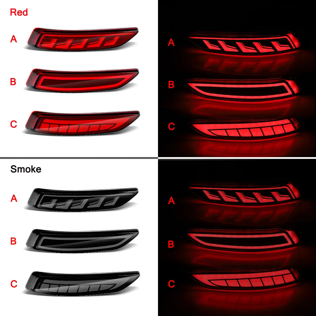 For Toyota Axio Corolla 2015-2018 Rear Bumper Reflector Lights For Lexus LS460 LS600hL 13-16 Brake Lamp 81910-50010 81920-50010