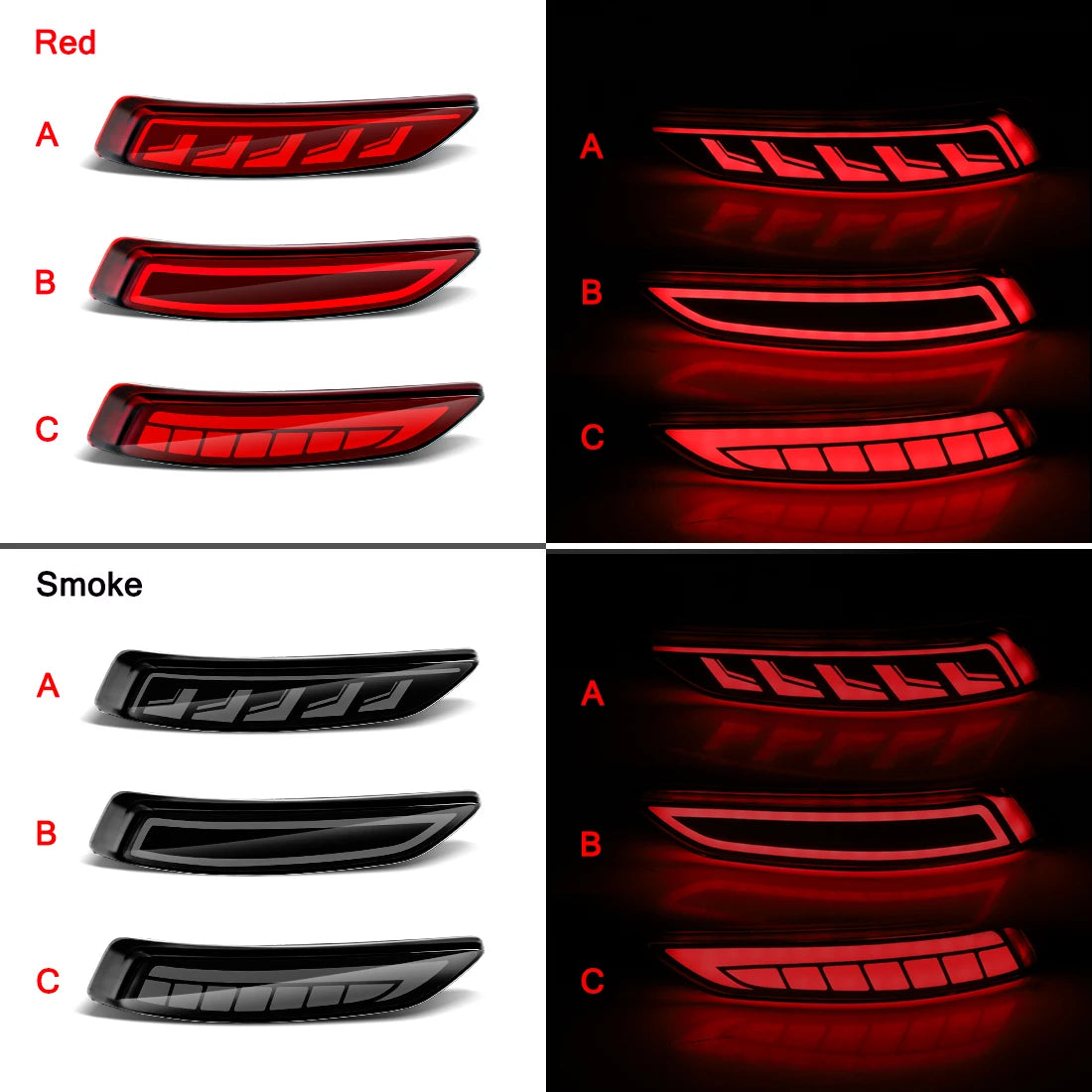 For Toyota Axio Corolla 2015-2018 Rear Bumper Reflector Lights For Lexus LS460 LS600hL 13-16 Brake Lamp 81910-50010 81920-50010