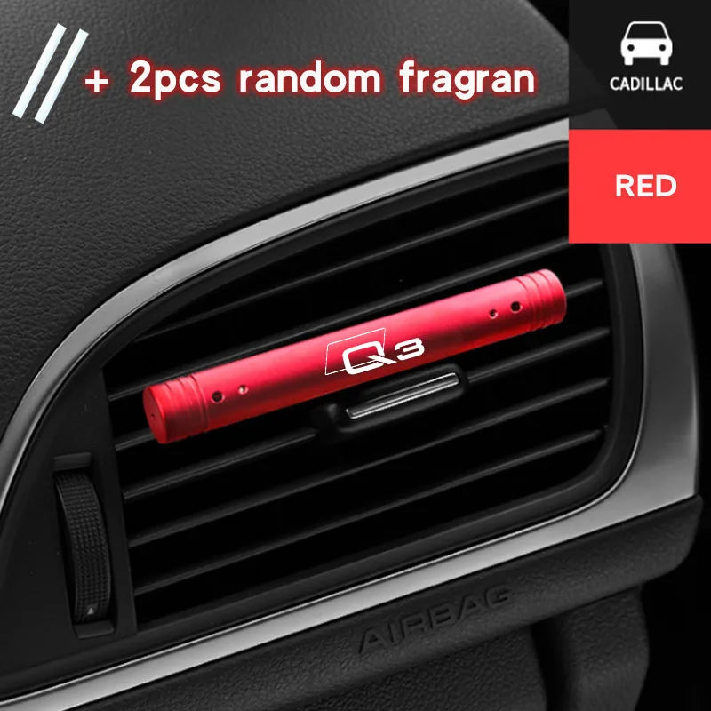 Car aromatherapy clip solid creative car aromatherapy health metal car aromatherapy stick small For Audi Q3 Car Accessorie