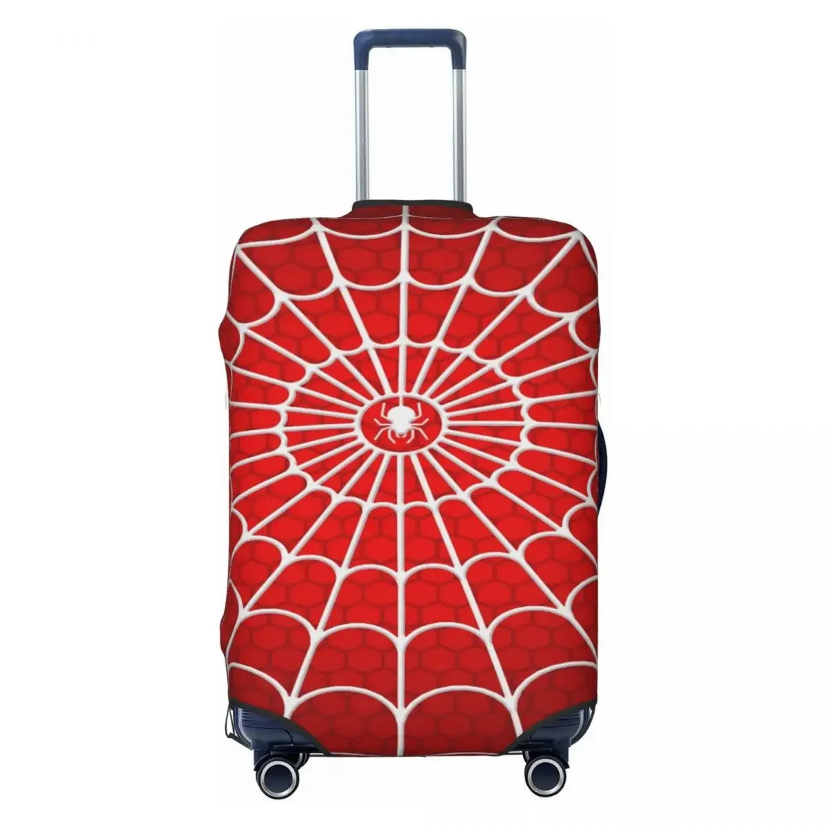 High Density Elastic Luggage Cover Spider Print Fits 18-32 Inch Suitcases Durable Dustproof Washable Anti-Scratch