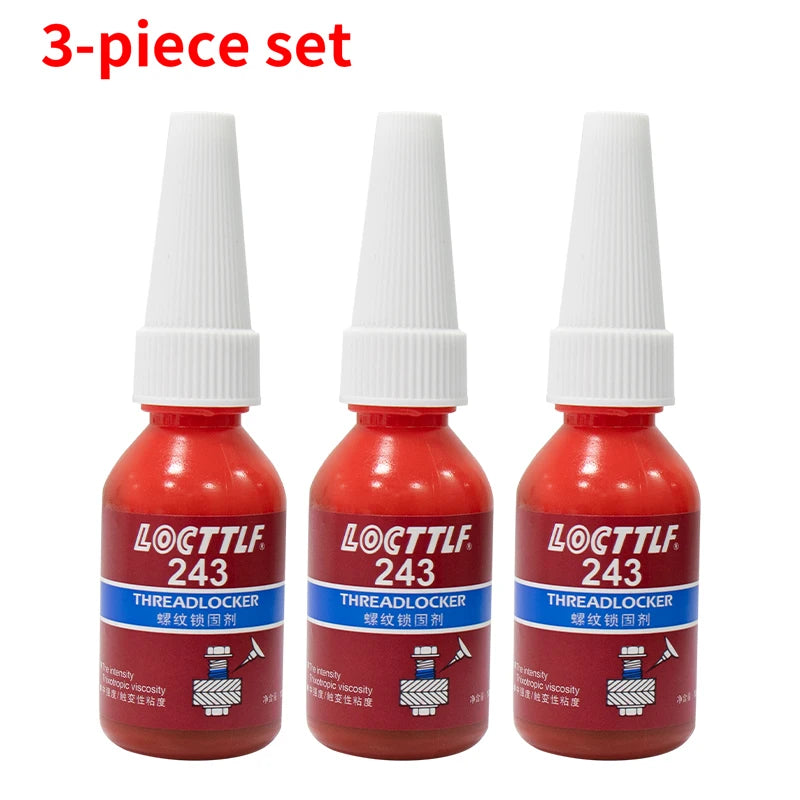 243 Screw 10ML Thread Locking Adhesive  Anaerobic Adhesive High Strength Anti-Loosening  Removable  Mechanical Screw Adhesive