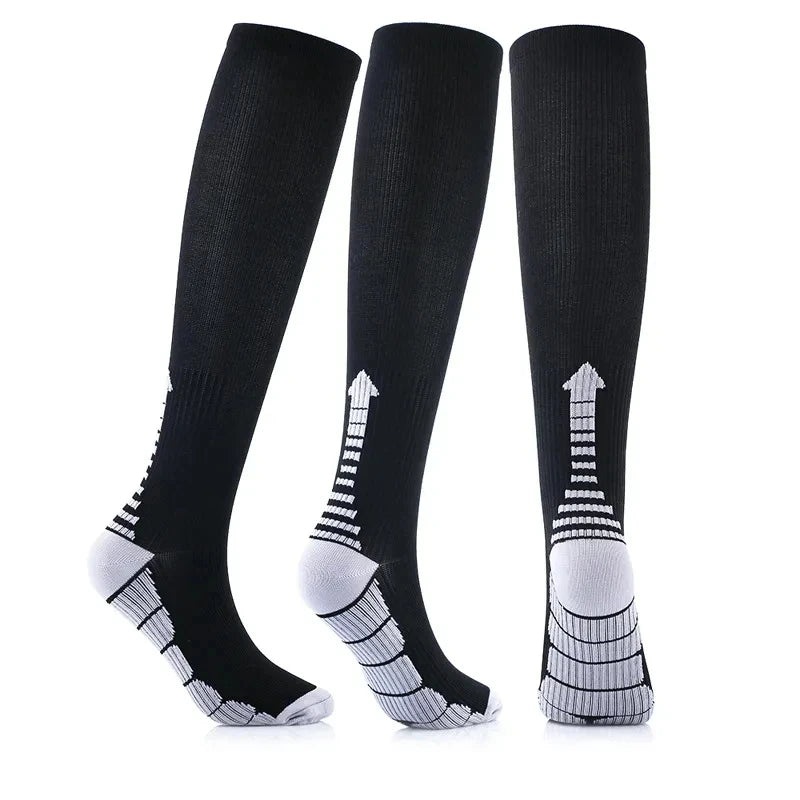 Compression Socks Varicose Veins Socks Pregnancy Anti Fatigue Blood Circulation Socks Gym Outdoor Cycling Football Fitness Socks