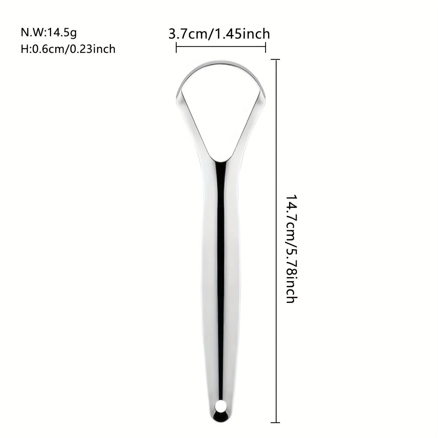 Set of 5 Stainless Steel Tongue Scrapers for Cleaning And Caring for Your Tongue.Ideal Gift for Men, Mom, Dad, Tongue Cleane