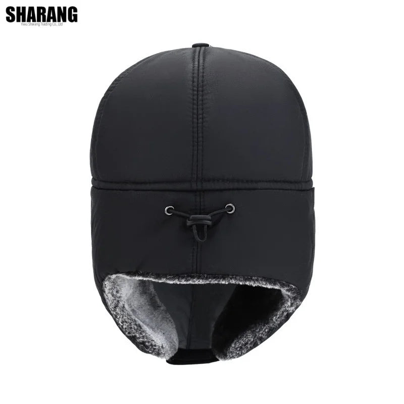 High Quality Windproof Winter Hats Winter Ski With Earflap Mask Warm Snow Cap Cotton Ear Protection Bomber Hats for Men Women