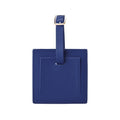 Customized name leather luggage tag travel case anti-loss sign leather sign square boarding pass