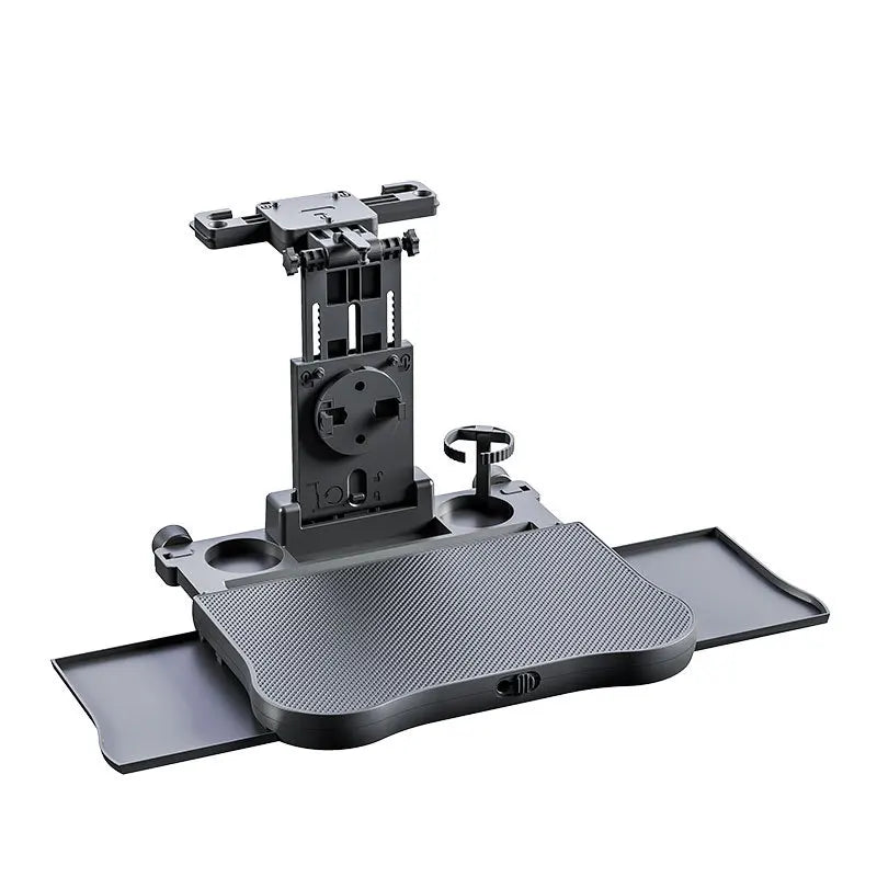 360° Rotating Car Tray Table - ABS Backseat Mount, Laptop & Drink Holder for Road Trips