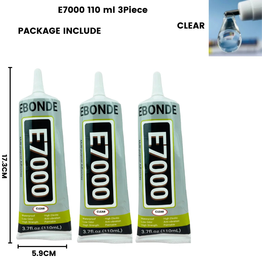 15ML 50ML 110ML E7000 Clear Contact Fabric Adhesive Universal Glass Plastic DIY Glue E-7000 With Precision Applicator