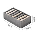 Wardrobe Clothes Organizer Jeans Compartment Storage Box Foldable Washable Closet Drawer Bedroom Separation Box for T-shirts