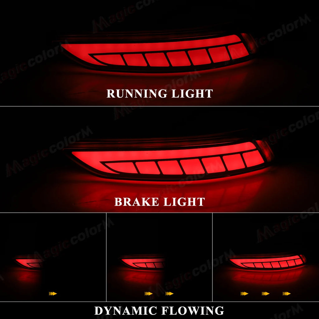 For Toyota Axio Corolla 2015-2018 Rear Bumper Reflector Lights For Lexus LS460 LS600hL 13-16 Brake Lamp 81910-50010 81920-50010