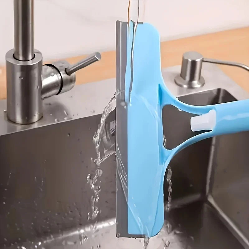 [3-in-1 Glass Cleaner] 1pc 3-in-1 Multifunctional Glass Cleaner with Spray Function | Handheld Window, Tile, Car Windshield