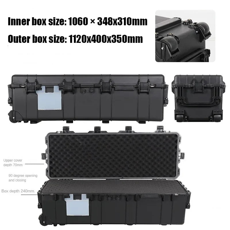 Multifunctional Shockproof Tool Case Large Capacity Hardware Packaging Box Photography Equipment Waterproof Safety Storage Boxes