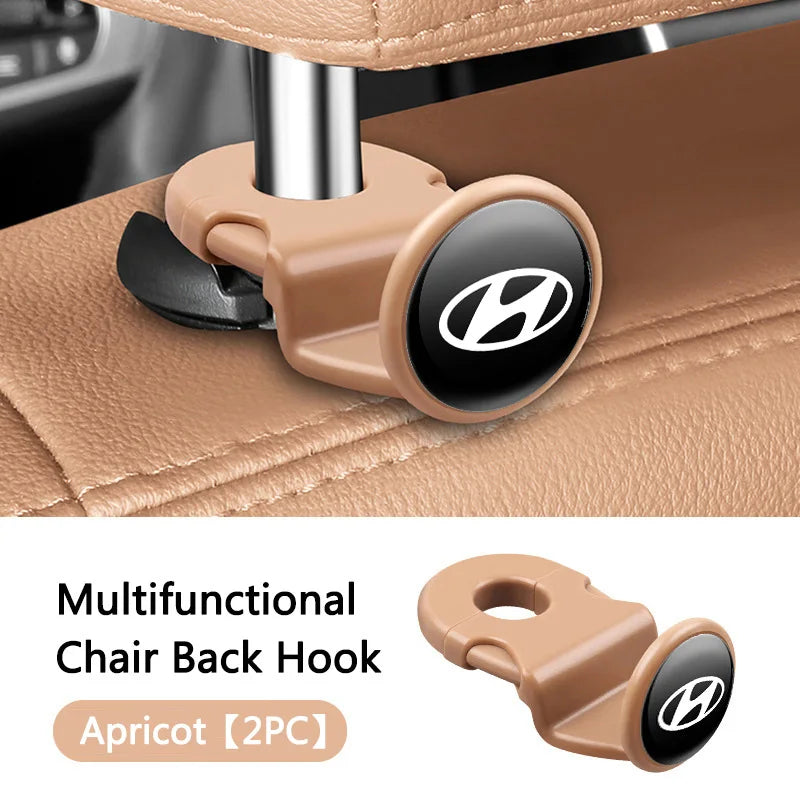 Car Interior Hanging Storage Hook Clips Organizer For Hyundai N ix25 ix35 i10 Solaris Santa Fe Sport IX45 Elantra Accessories