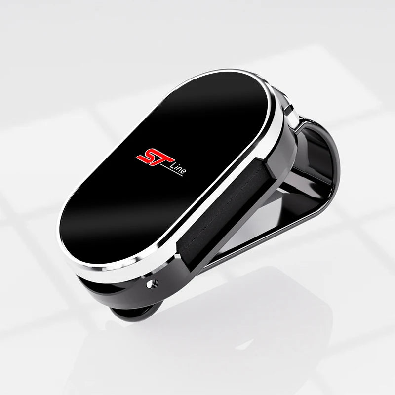 1Pcs Car Sun Visor Glasses Storage Clip Sunglasses Holder For Ford Maverick Ranger Focus Ecosport Figo S-MAX Mustang Explorer