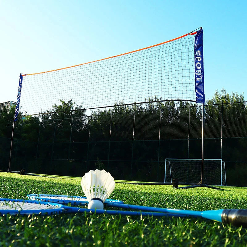 Professional Training Standard Sports Net: 3.1/4.1/5.1/6.1m Badminton and Volleyball - Easy Setup Outdoor Tennis Mesh Net