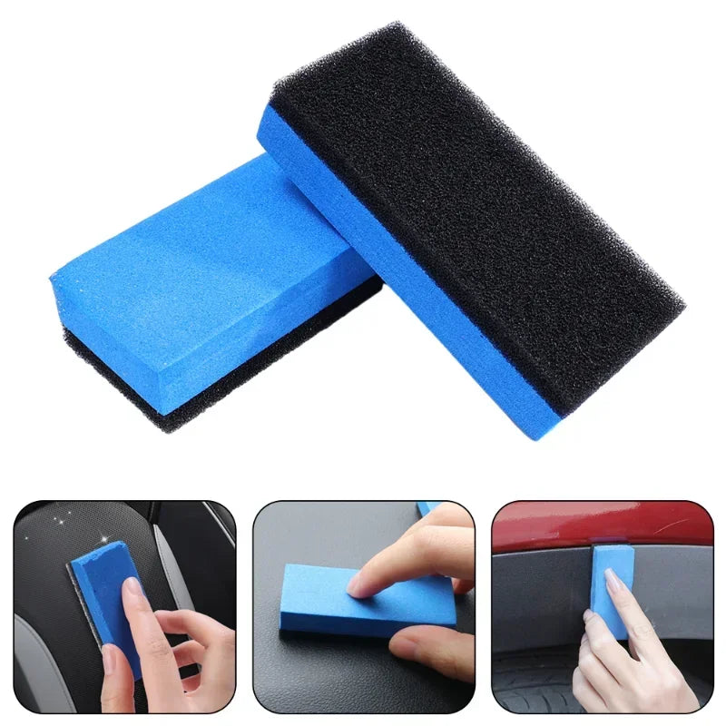 1-100pcs Car Polishing Coating Sponge Brush Glass Nano Applicator Pads Polish Wax Ceramic Coating Sponges Brushes Cleaning Tools