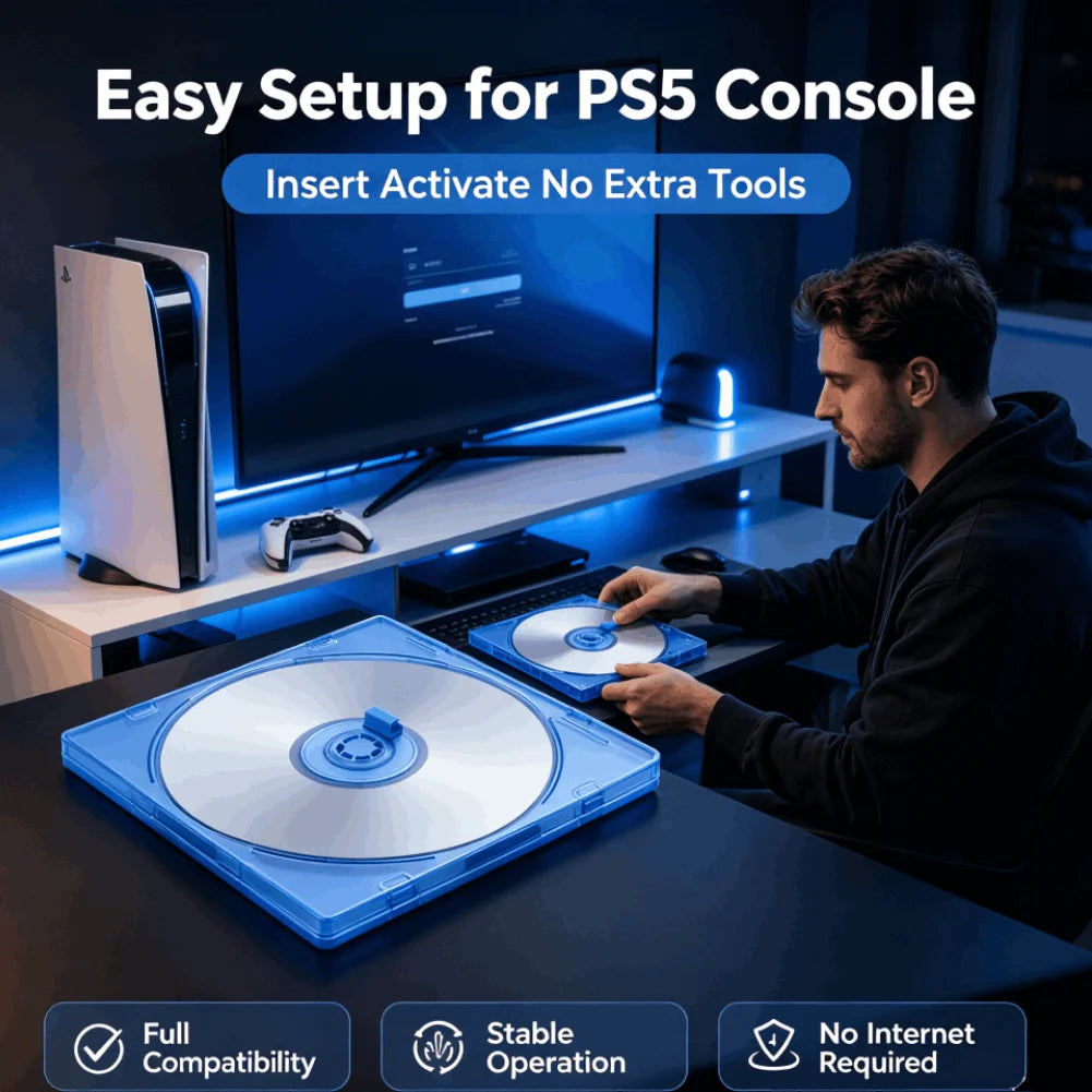 BD-J Autoloader V1.2.3 Boot Disc For PS5 Firmware 10.20-12.00 Easy Setup Stable Operation No PC USB Internet Required Boot Disk