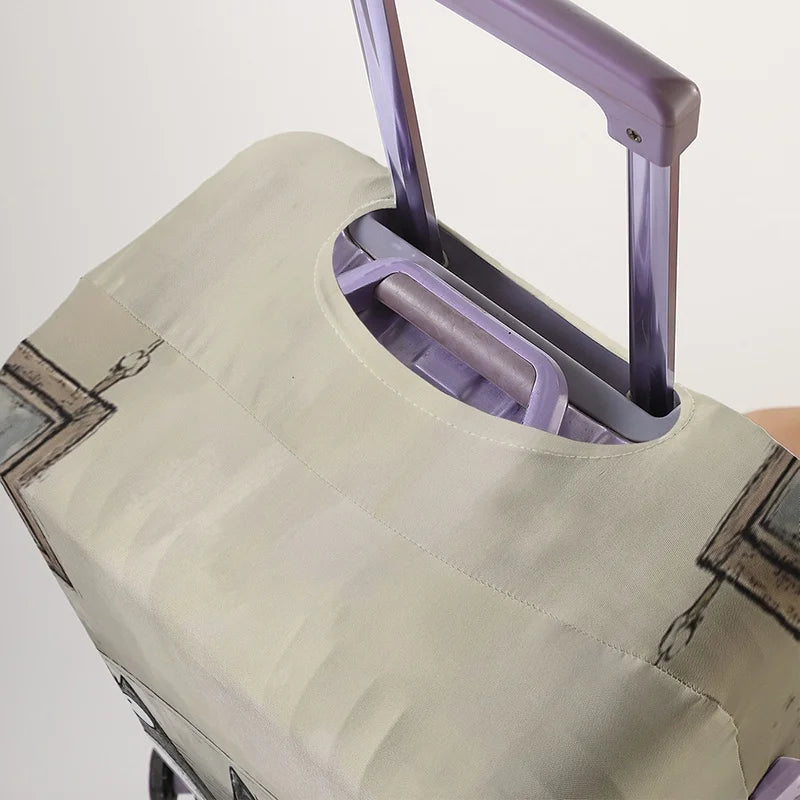 Totoro pattern luggage protection cover, suitable for 18-32 inch luggage covers, luggage handle gloves, travel accessories