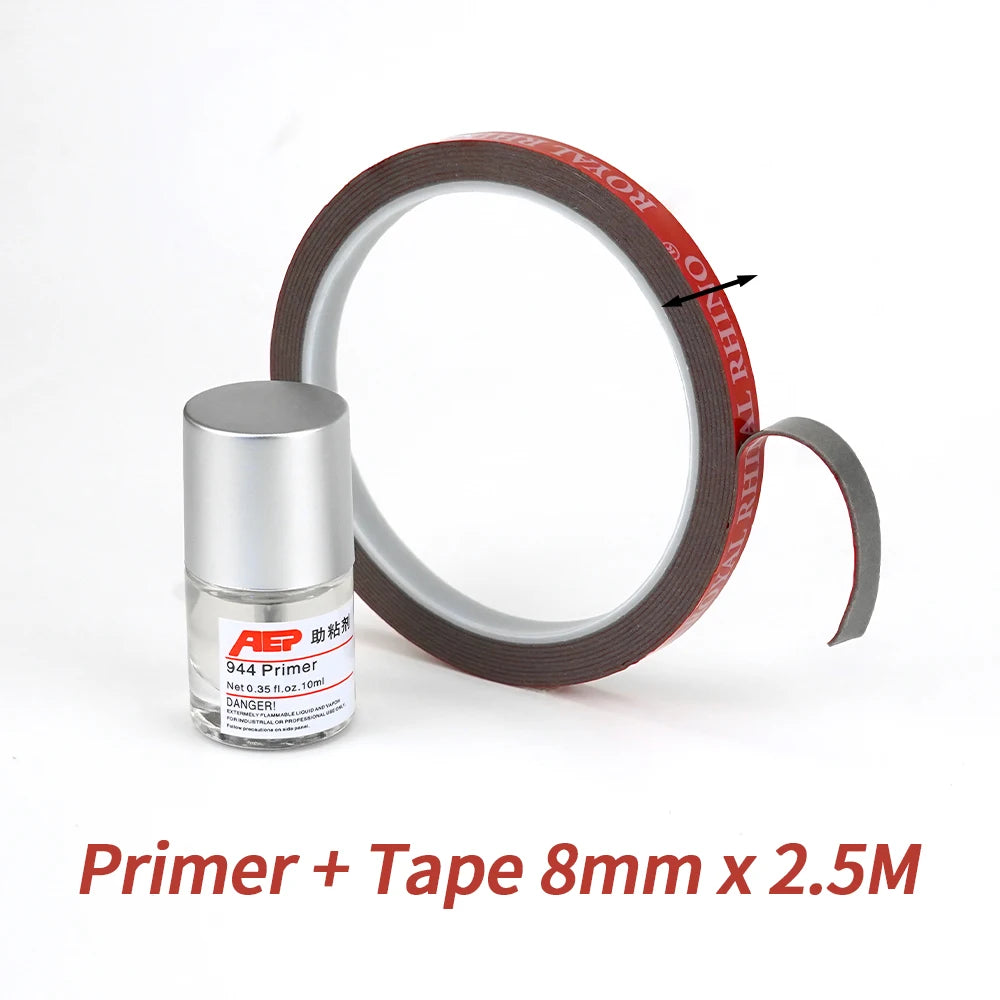 ADHESION PROMOTER + DOUBLE SIDED TAPE = BEST BUDDIES EVER 944 Primer Acrylic Foam Tape Increase Viscosity 80%