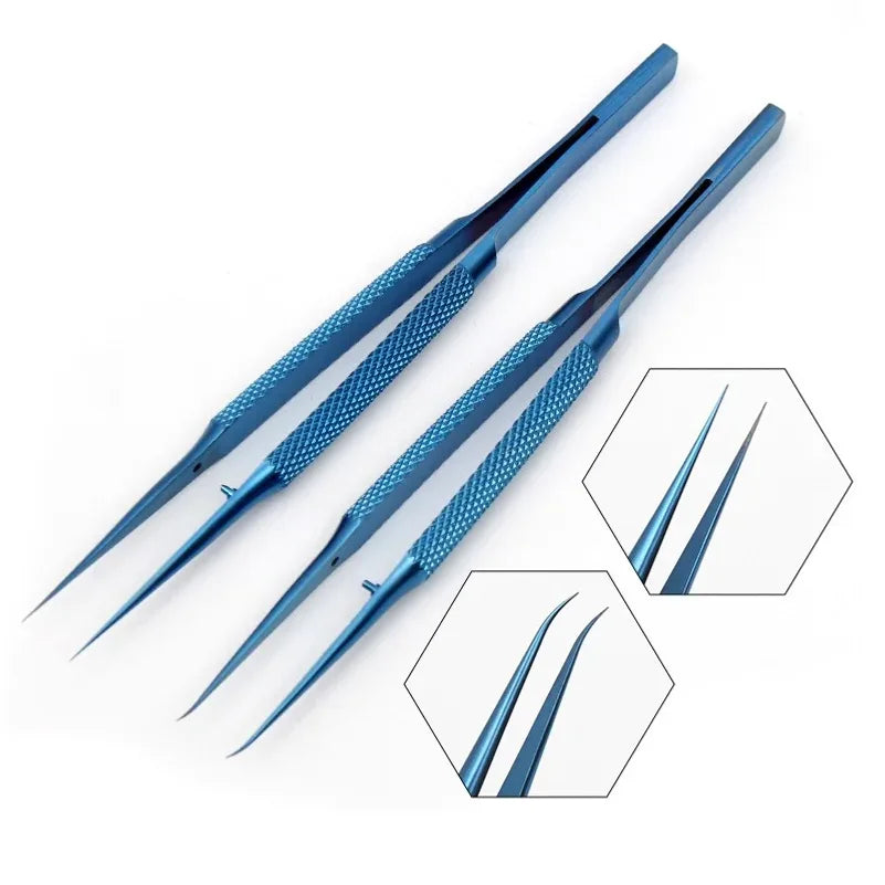 Titanium Alloy Anti-Magnetic Tweezers for Electronics Repair, Professional ESD Forceps for Motherboard, PCB, SMD & Jewelry