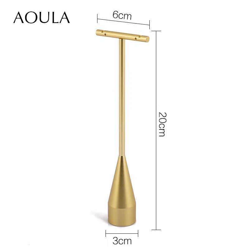 Luxury Dangle Earrings Display Metal Rack T Bar Stand Ring Jewelry Hanger Organizer Ear Studs Storage Holder Shelf Store Selling