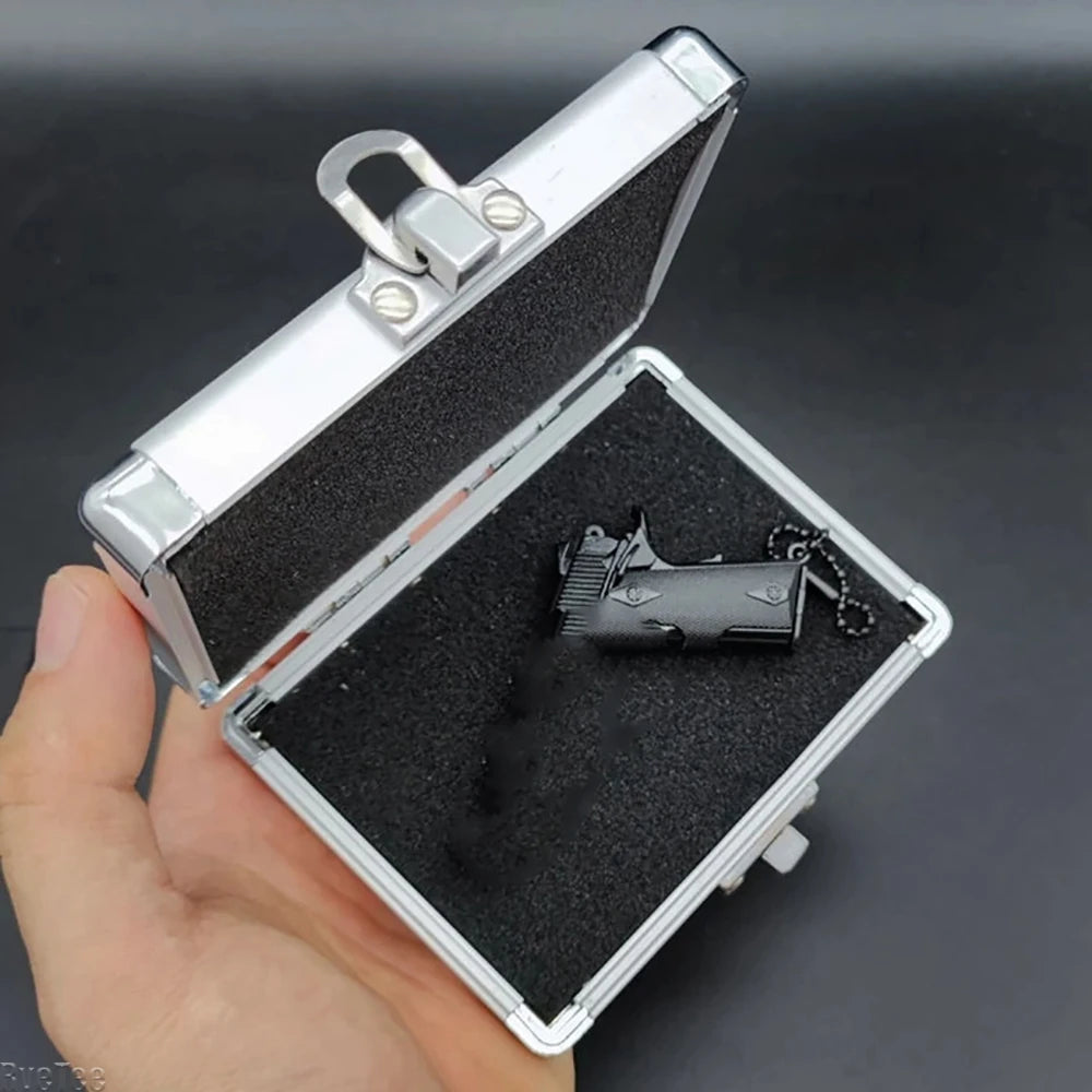 Small Tool Box Portable Mini Storage Case Aluminum Alloy ToolBox Mini Tool Box Hard Case Organizer Pelican Case Shockproof Box