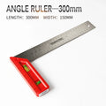 90 Degree Turn Triangle and Right Angle Corner Ruler 200mm 300mm 400mm Plastic Handle for Woodworking Measuring Tools