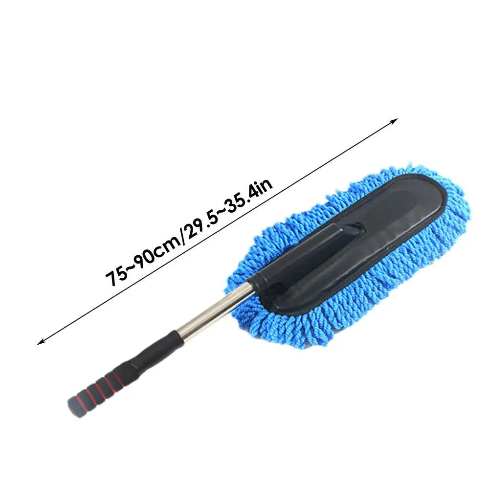 Car Washing Mop Telescopic Handle Dust Remover Wax Brush Microfiber Car Duster Cleaning Brush Soft Duster Brushes for auto Clean