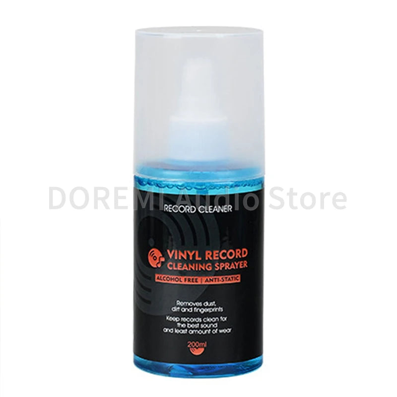 Vinyl Record Cleaning Liqui Spray Dust-proof Anti-static Cleaner Records Cleaning Solution for LP/CD Turntable Records Player