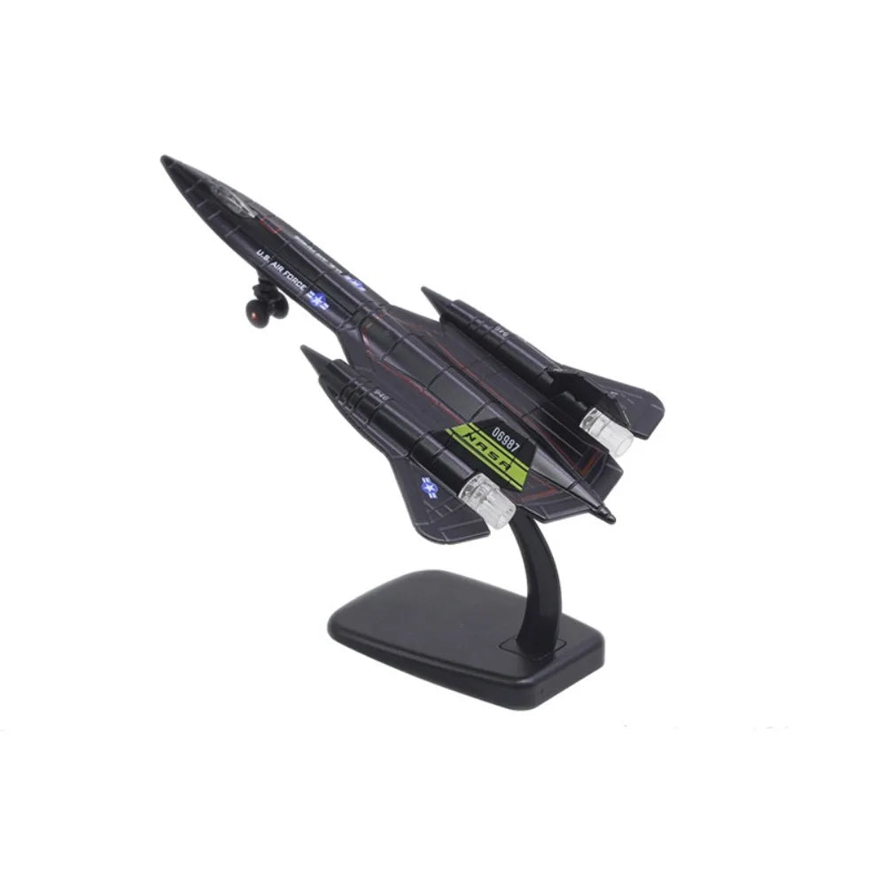 Diecast Fighter Aircraft Toy with Light Sound Pullback & Go Aviao Plane Model Collection F16 F22 F35 Jet Plane Toy Kids Toy