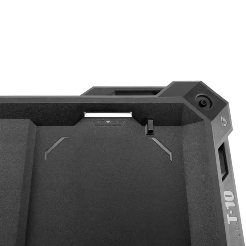 TOUGHBUILT TB-B1-T-10 StackTech 4-Wheel Cart Locking Mechanisms Save Effort Rotating Wheel Firm Tool Cart
