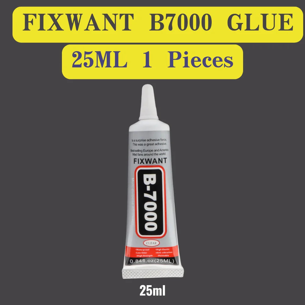 B-7000 Universal Glass Plastic DIY Adhesive With Precision Applicator B7000 PLUS Upgraded Transparent Phone Screen Repair Glue