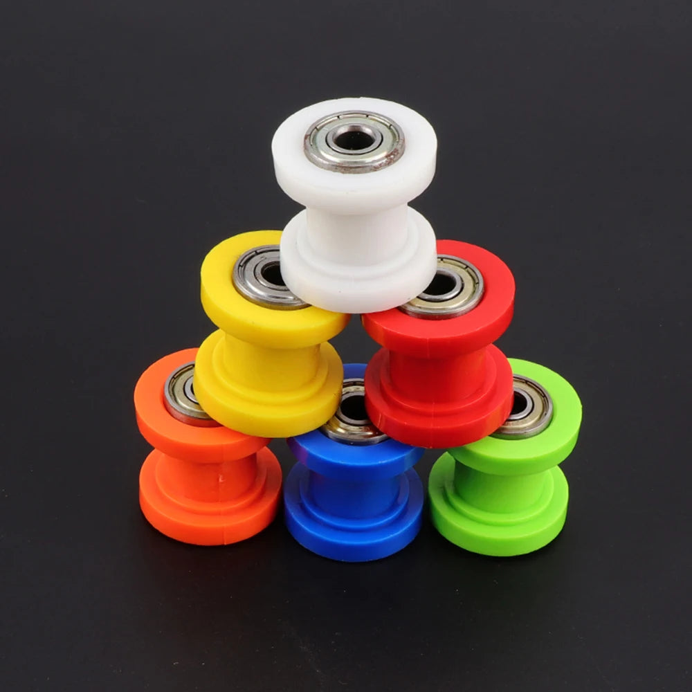 8mm/10mm Motorcycle Drive Chain Roller Pulley Tensioner Wheel Guide For SSR XR125 CRF50 KLX110 Pit Dirt Bike Mini Bike ATV Parts