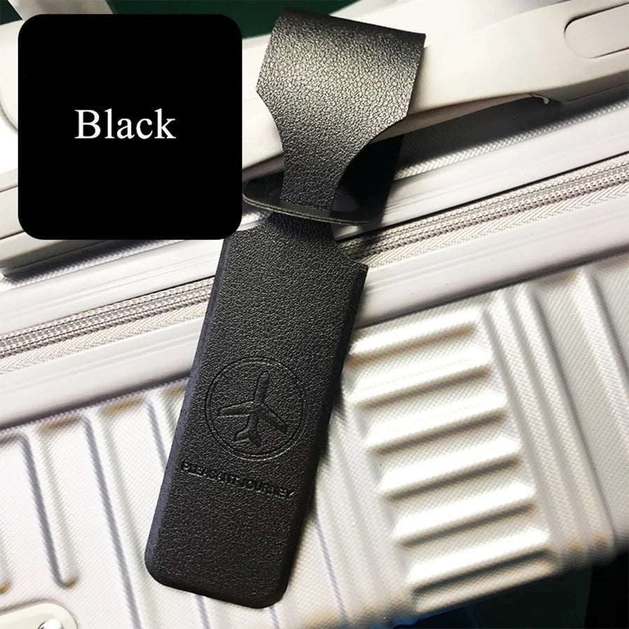 1 Piece Multi Colors Long Strip PU Luggage Tag Travel Accessories for Women or Men