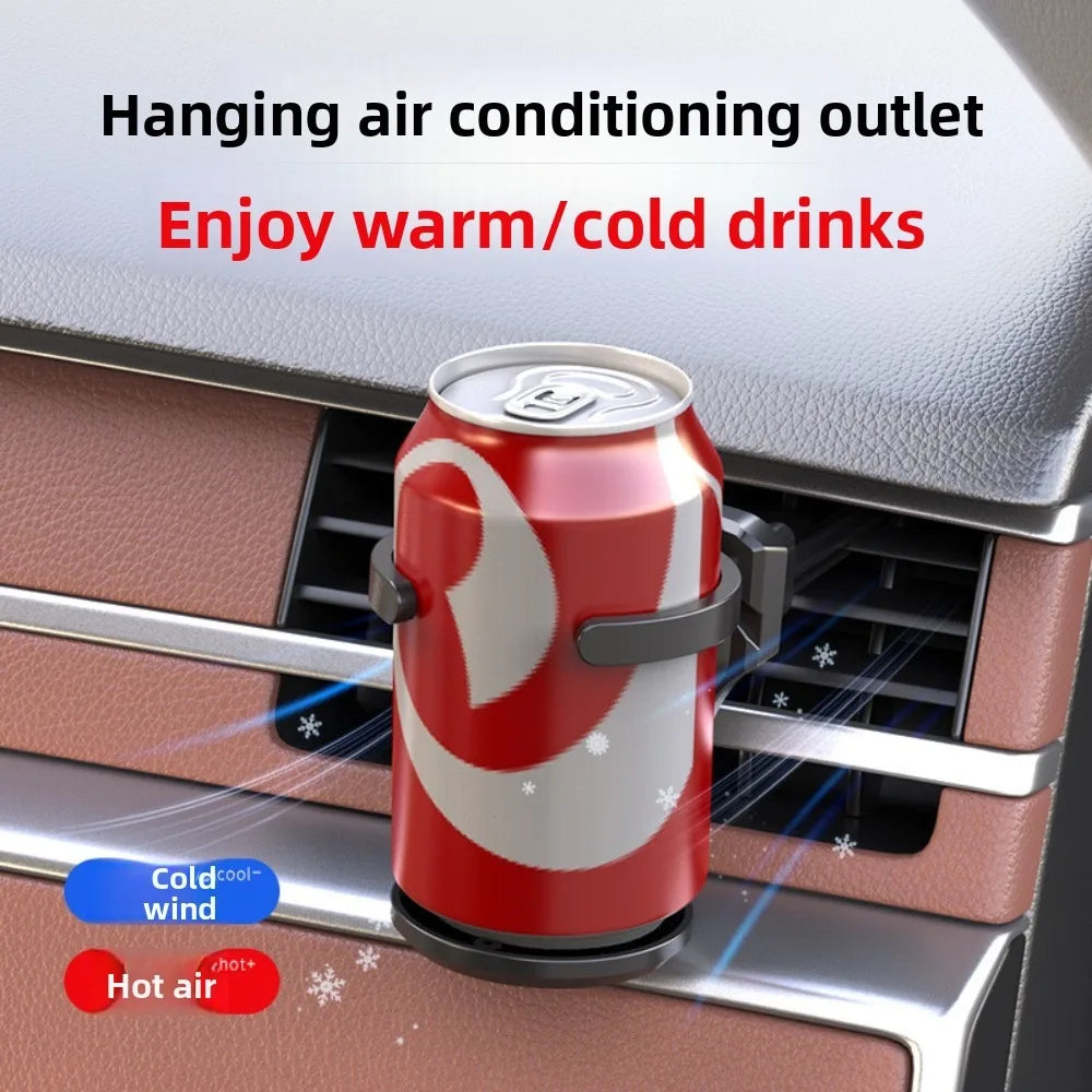 Car Vent Cup Holder Air Vent Cup Holder Car Water Bottle Holder Foldable Drink Holder for Car Air Vents Coffee Juice Tea