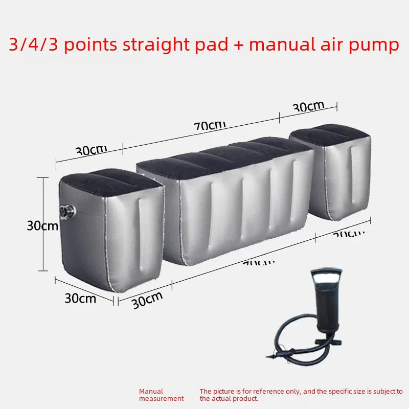 Inflatable Car Bed For Travel Suitable For Sedans Suvs Business Vehicles Rear Seat Sleeping Pad Footrest Filling Pad