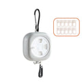 32ft Retractable Portable Clothesline with 10 Buckles, Multifunctional Clothes Line for Travel Camping Outdoor Use