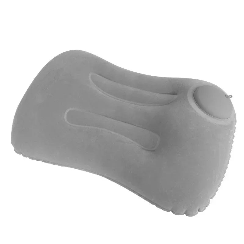 Travel Pillow Air Inflatable Airplane Car Pillows Pillow Folding Press Type Bed Pillow Neck / Waist Cushion Home Office Supplies