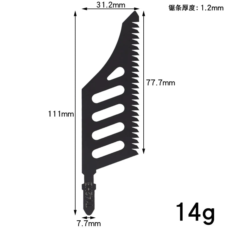 5pcs T142HB Jigsaw Blade Curved Scroll Saw Blades For Precision Cutting T Shank Flush Cut Replacement Jigsaw Blade