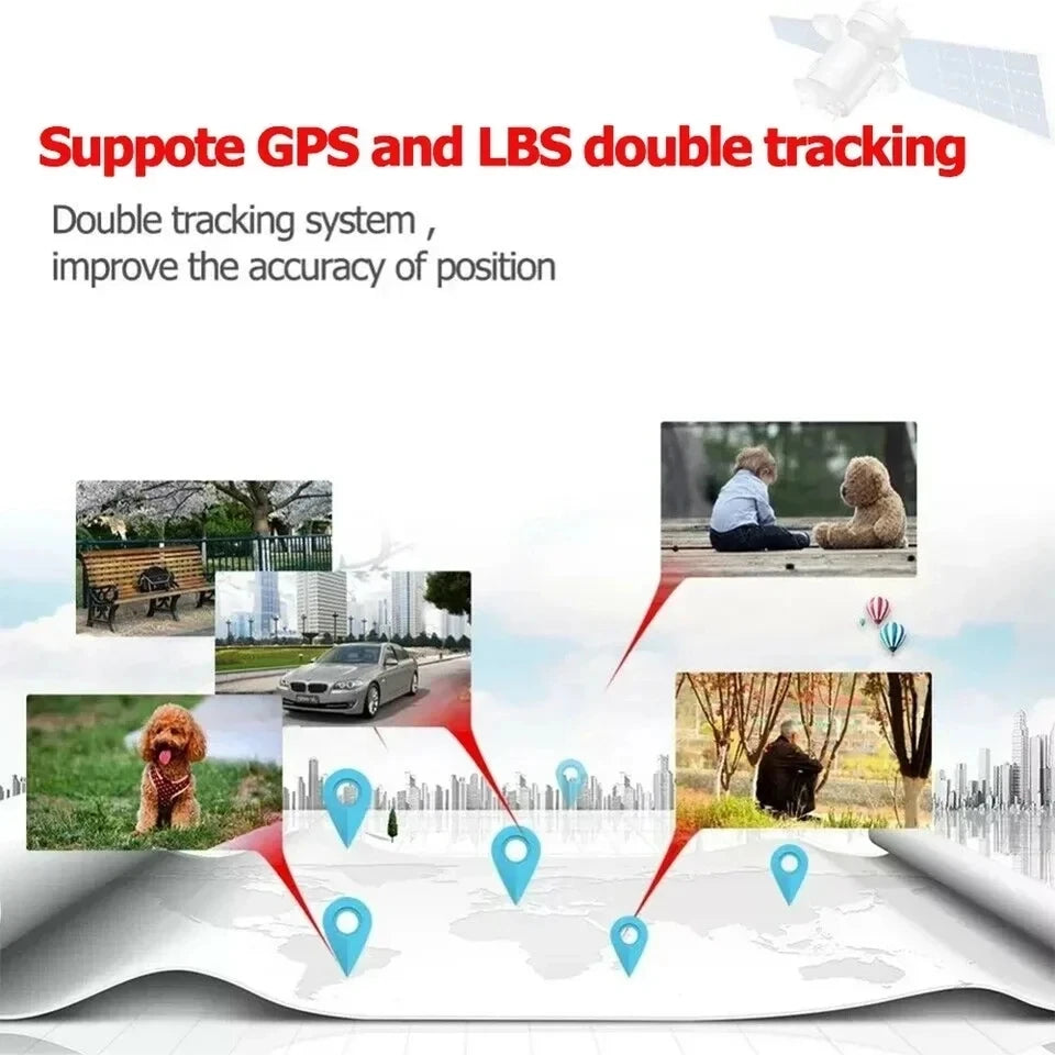 Micro Magnetic GPS Tracker, Vehicle Motorcycle Real-time Anti-theft Tracking Monitor, Personal Anti Loss Positioning Mini GPS