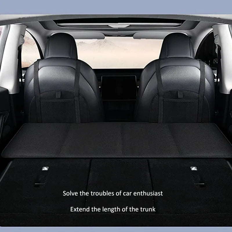 Car Back Seat Extender Seat Cushion Travel Bed Camping Mattress Foldable Storage Storage Convenient Trunk Extension Plate
