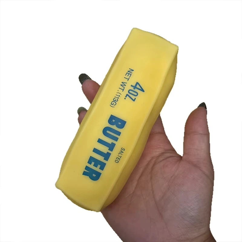 Food-Shaped Stress Ball Pineapple Bun Squishy Toy Moldable Bounce Squeeze Ball ASMR Sensory Anti Stress Fidget Toys Squeeze Toy