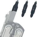 Glass Breaker Bit Set,Tungsten Carbide Window Breaking Tip + #1 & #2 Phillips，3 Pack