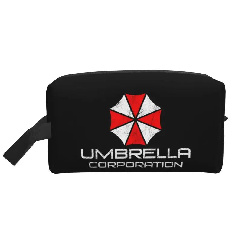 Umbrella Corporation Travel Storage Bags Portable Toiletry Bag Reusable Waterproof Makeup Cosmetic Bag Pouch for Women Men