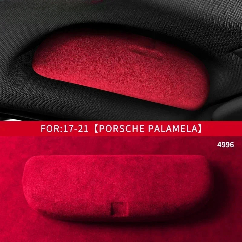 Car Interior Refitted Roof Handle Glasses Case Sunglasses Box Storage Organizer For Porsche Palamera Cayenne Macan