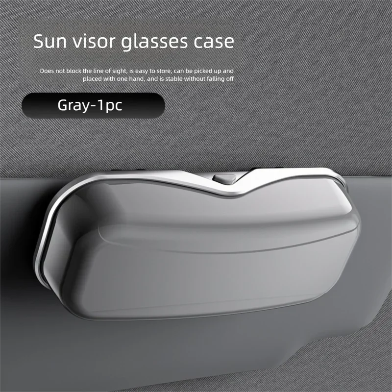 Multifunctional Car Sun Visor Glasses Holder, Portable Eyeglass Storage Box